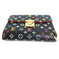 Louis Vuitton M58015 Multi-Monogram Color Portefeuille Koala Compact Wallet, Tri-fold Wallet, Monogram Multicolor Canvas, Women's, Noir, Black