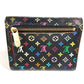 Louis Vuitton M58015 Multi-Monogram Color Portefeuille Koala Compact Wallet, Tri-fold Wallet, Monogram Multicolor Canvas, Women's, Noir, Black