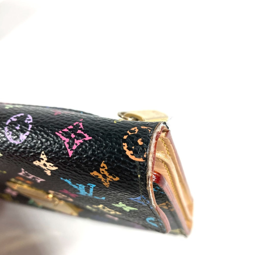 Louis Vuitton M58015 Multi-Monogram Color Portefeuille Koala Compact Wallet, Tri-fold Wallet, Monogram Multicolor Canvas, Women's, Noir, Black