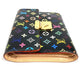 Louis Vuitton M58015 Multi-Monogram Color Portefeuille Koala Compact Wallet, Tri-fold Wallet, Monogram Multicolor Canvas, Women's, Noir, Black