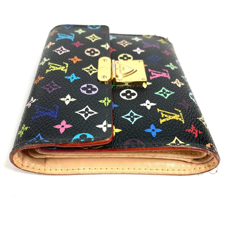 Louis Vuitton M58015 Multi-Monogram Color Portefeuille Koala Compact Wallet, Tri-fold Wallet, Monogram Multicolor Canvas, Women's, Noir, Black