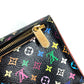Louis Vuitton M58015 Multi-Monogram Color Portefeuille Koala Compact Wallet, Tri-fold Wallet, Monogram Multicolor Canvas, Women's, Noir, Black