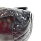 CHANEL Matelasse Quilted 2.55 CC Coco Mark Logo 2-Way Bag, Handbag, Flap Chain Tote Bag, Shoulder Bag, Enamel, Women's, Black