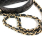 CHANEL Matelasse Quilted 2.55 CC Coco Mark Logo 2-Way Bag, Handbag, Flap Chain Tote Bag, Shoulder Bag, Enamel, Women's, Black