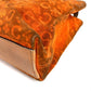 CELINE Macadam Logo Handbag/Tote Bag in Suede/Leather, Unisex, Orange