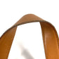 CELINE Macadam Logo Handbag/Tote Bag in Suede/Leather, Unisex, Orange