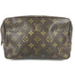 LOUIS VUITTON M47524 Monogram True Toilet 23 Makeup Pouch, Clutch Bag, Second Bag, Cosmetic Pouch, Monogram Canvas, Unisex, Brown