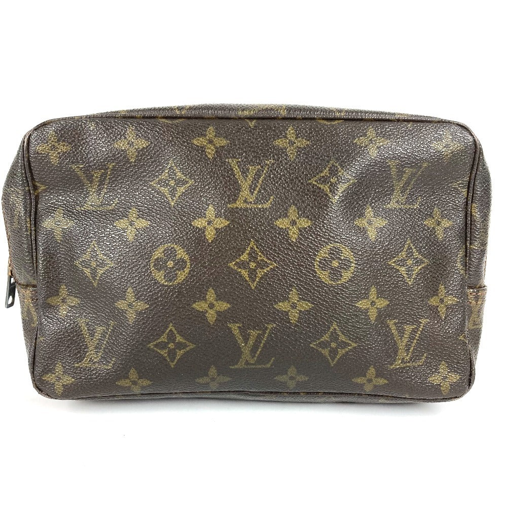 LOUIS VUITTON M47524 Monogram True Toilet 23 Makeup Pouch, Clutch Bag, Second Bag, Cosmetic Pouch, Monogram Canvas, Unisex, Brown