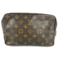 LOUIS VUITTON M47524 Monogram True Toilet 23 Makeup Pouch, Clutch Bag, Second Bag, Cosmetic Pouch, Monogram Canvas, Unisex, Brown
