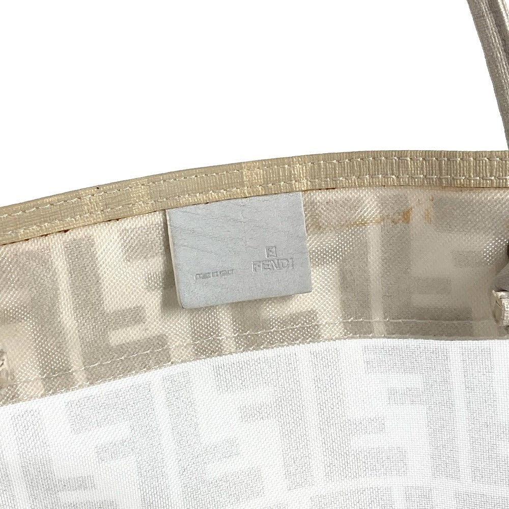 FENDI ヴィンテージ ズッカ ロゴ メッシュ カバン バッグ ショルダーバッグ 肩掛け ポーチ付き トートバッグ PVC ユニセックス