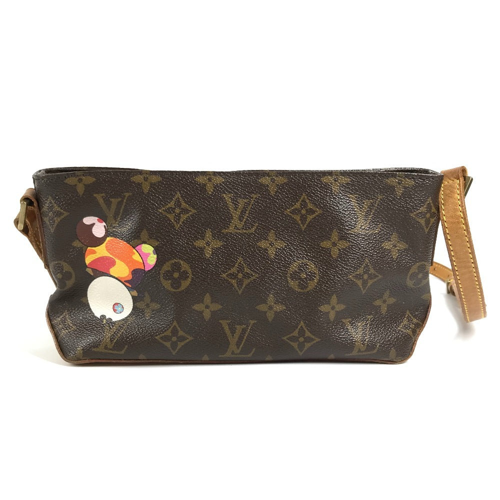 LOUIS VUITTON M51241 モノグラム パンダ 村上隆 トロター ポシェット ミニバッグ カバン 斜め掛け ショルダーバッグ レディース ブラウン
