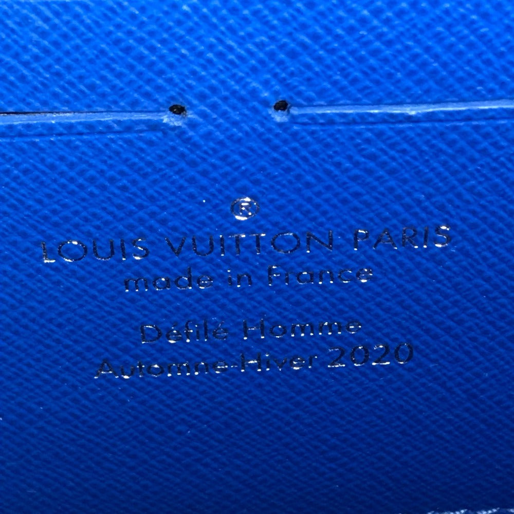LOUIS VUITTON M45432 モノグラムクラウズ 雲 ソフトトランクウォレット 斜め掛け カバン ポシェット 長財布 クラッチバッグ ショルダーバッグ レザー ユニセックス ブルー