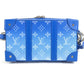 LOUIS VUITTON M45432 モノグラムクラウズ 雲 ソフトトランクウォレット 斜め掛け カバン ポシェット 長財布 クラッチバッグ ショルダーバッグ レザー ユニセックス ブルー