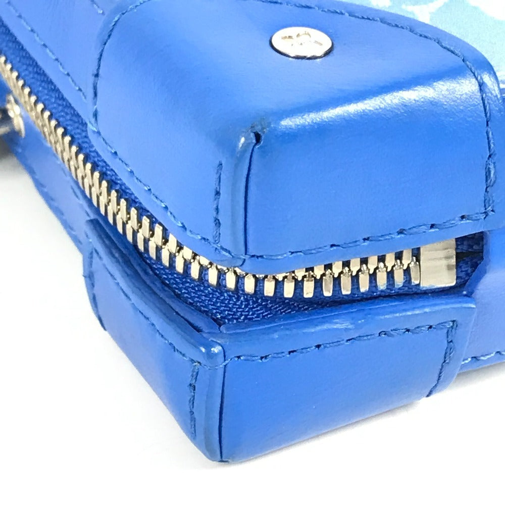 LOUIS VUITTON M45432 モノグラムクラウズ 雲 ソフトトランクウォレット 斜め掛け カバン ポシェット 長財布 クラッチバッグ ショルダーバッグ レザー ユニセックス ブルー