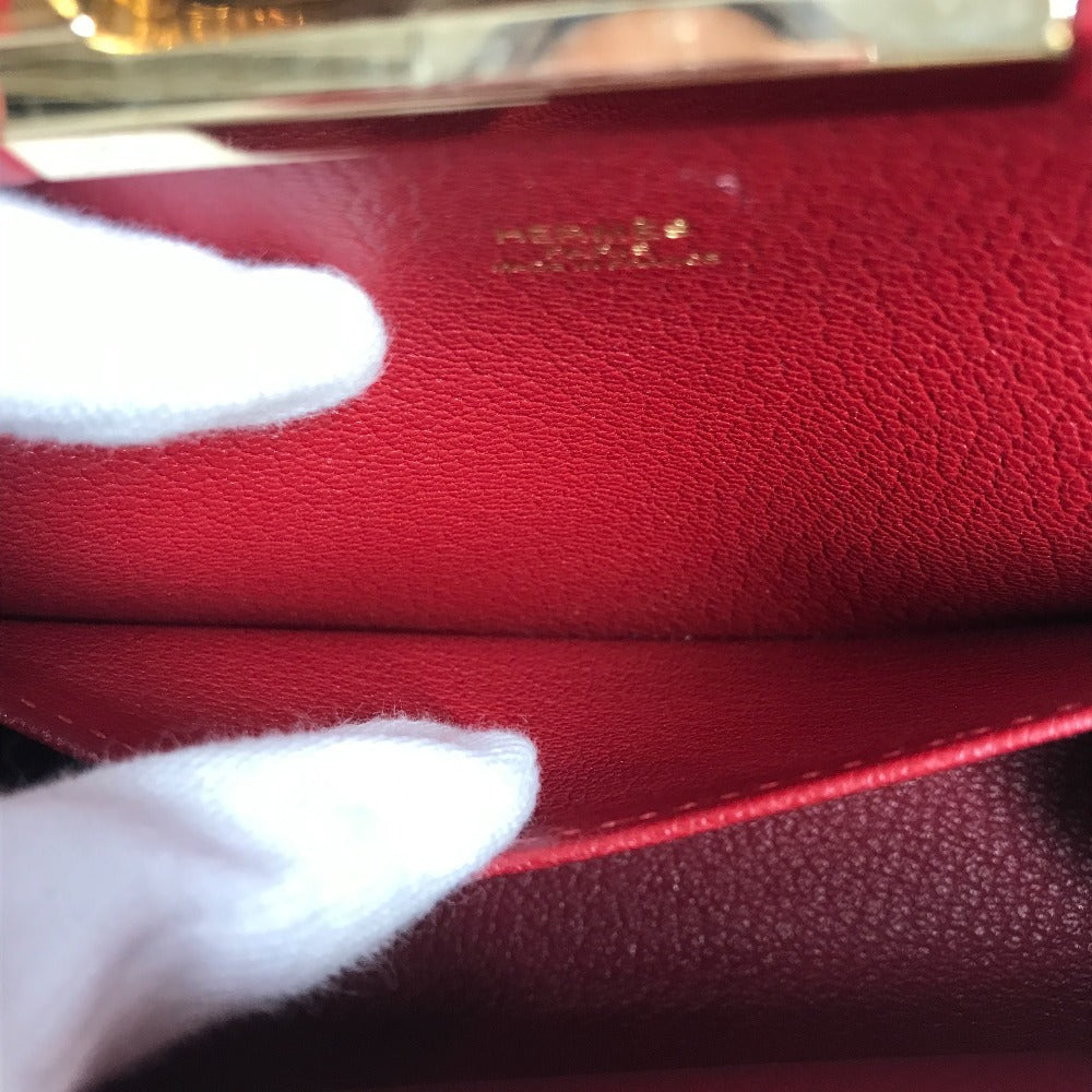 HERMES Clic H21 2-Way Bag, Crossbody Bag, Clutch Bag, Shoulder Bag, Women's, Rouge Piment Red