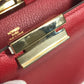 HERMES Clic H21 2-Way Bag, Crossbody Bag, Clutch Bag, Shoulder Bag, Women's, Rouge Piment Red