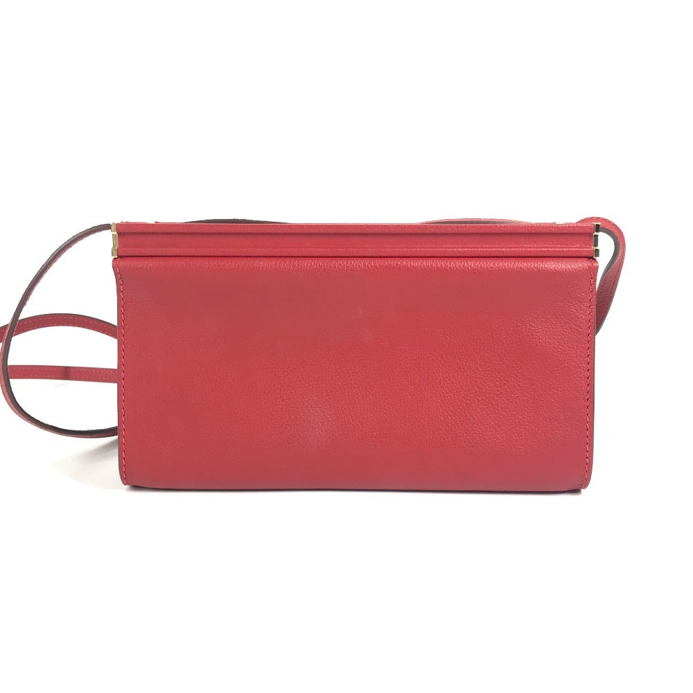 HERMES Clic H21 2-Way Bag, Crossbody Bag, Clutch Bag, Shoulder Bag, Women's, Rouge Piment Red