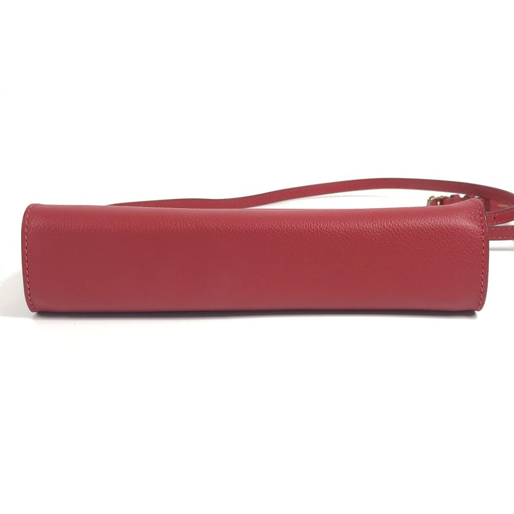HERMES Clic H21 2-Way Bag, Crossbody Bag, Clutch Bag, Shoulder Bag, Women's, Rouge Piment Red