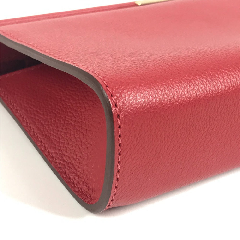 HERMES Clic H21 2-Way Bag, Crossbody Bag, Clutch Bag, Shoulder Bag, Women's, Rouge Piment Red