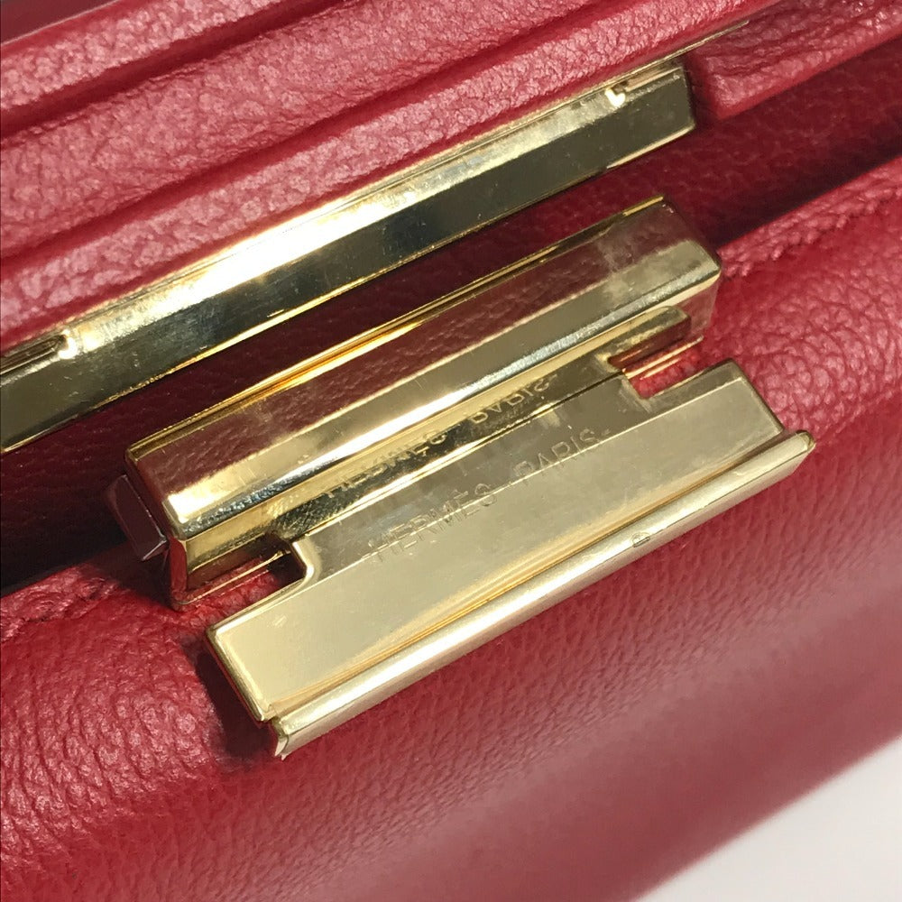 HERMES Clic H21 2-Way Bag, Crossbody Bag, Clutch Bag, Shoulder Bag, Women's, Rouge Piment Red