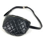 CHANEL ユニフォーム UNIFORM CC ココマーク マトラッセ ベルトバッグ ショルダーバッグ クロス ウエストバッグ ボディバッグ レザー レディース ブラック
