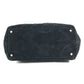 CHANEL Stitch Matelassé Quilted CC Coco Mark Logo Tote Bag Handbag Suede Women's Black