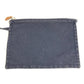HERMES Horse Cheval Hermes Chevalin Tote Bag with Pouch, Shoulder Bag, Cotton, Unisex, Blue