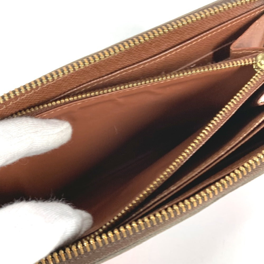 LOUIS VUITTON M93759 Monogram Rose Stephen Sprouse Zippy Wallet Round Zipper Long Wallet Monogram Canvas Women's Brown