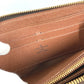 LOUIS VUITTON M93759 Monogram Rose Stephen Sprouse Zippy Wallet Round Zipper Long Wallet Monogram Canvas Women's Brown