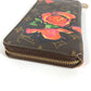 LOUIS VUITTON M93759 Monogram Rose Stephen Sprouse Zippy Wallet Round Zipper Long Wallet Monogram Canvas Women's Brown