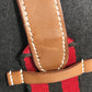 HERMES Camoil Stripe Logo Bag Tote Bag Handbag Leather/Suede Unisex Brown