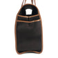 HERMES Camoil Stripe Logo Bag Tote Bag Handbag Leather/Suede Unisex Brown