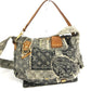 LOUIS VUITTON M95375 Monogram Denim Patchwork Posty Bag, Crossbody Flap Shoulder Bag, Monogram Denim Canvas, Unisex, Black