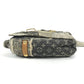 LOUIS VUITTON M95375 Monogram Denim Patchwork Posty Bag, Crossbody Flap Shoulder Bag, Monogram Denim Canvas, Unisex, Black