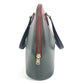 HERMES Vintage Ildeveau Tote Bag, Tricolor Handbag, Box Calf Leather, Women's, Navy