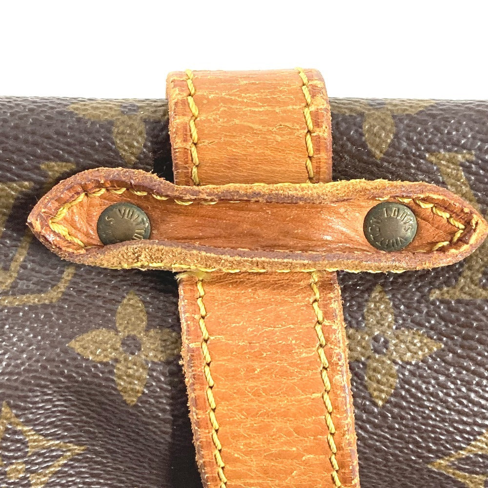 LOUIS VUITTON M42254 モノグラム ソミュール35 ソミュール35 カバン バッグ 斜め掛け フラップ ショルダーバッグ モノグラムキャンバス ユニセックス ブラウン
