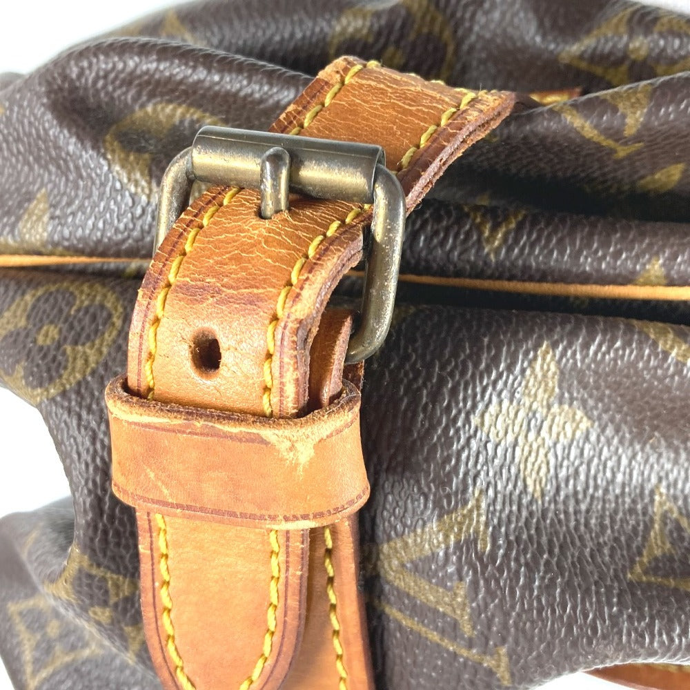 LOUIS VUITTON M42254 モノグラム ソミュール35 ソミュール35 カバン バッグ 斜め掛け フラップ ショルダーバッグ モノグラムキャンバス ユニセックス ブラウン