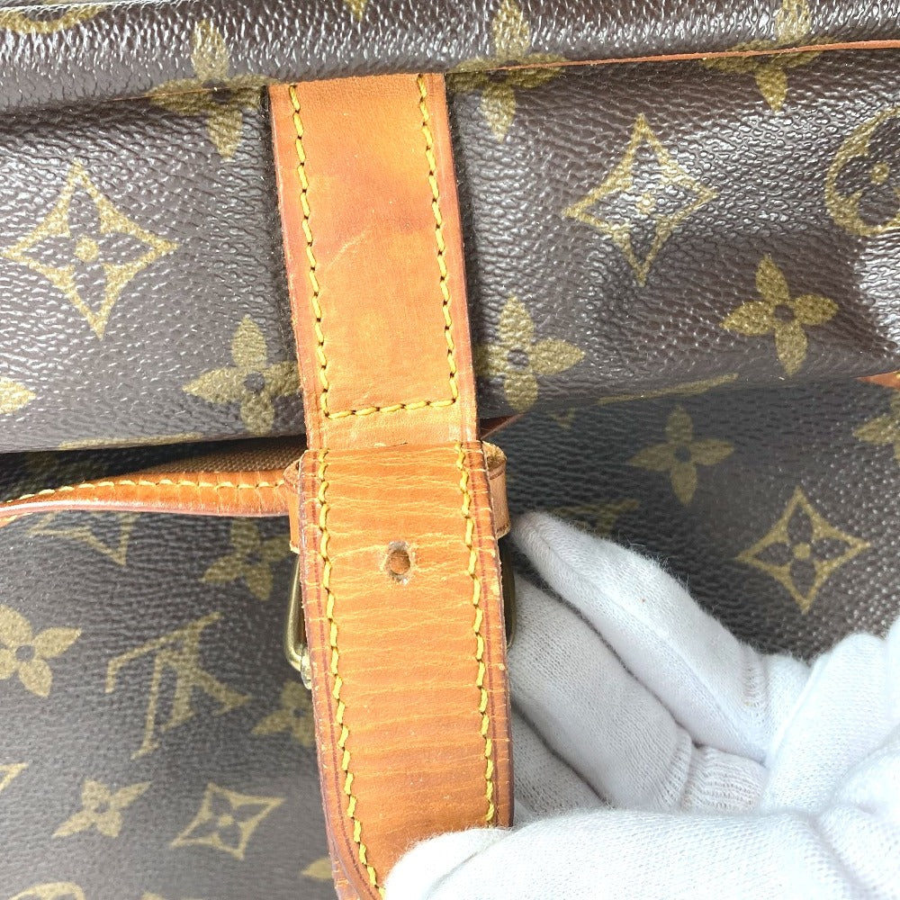 LOUIS VUITTON M42254 モノグラム ソミュール35 ソミュール35 カバン バッグ 斜め掛け フラップ ショルダーバッグ モノグラムキャンバス ユニセックス ブラウン