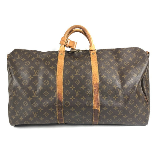 LOUIS VUITTON M41414 モノグラム キーポルバンドリエール55 カバン 旅行バッグ トラベルバッグ ハンドバッグ ボストンバッグ モノグラムキャンバス ユニセックス ブラウン