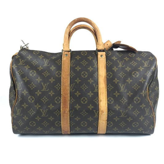 LOUIS VUITTON M41428 モノグラム キーポル45 キーポル 45 カバン 旅行バッグ トラベルバッグ ハンドバッグ ボストンバッグ モノグラムキャンバス ユニセックス ブラウン
