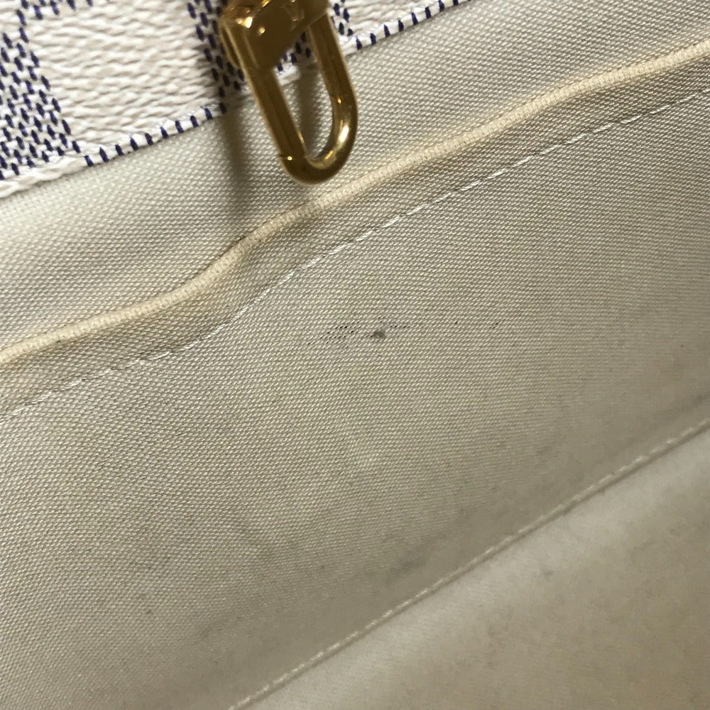 LOUIS VUITTON N41376 Damier Azur Cabas PM Cabas PM Shoulder Bag Tote Bag Shoulder Bag Damier Azur Canvas Women's White