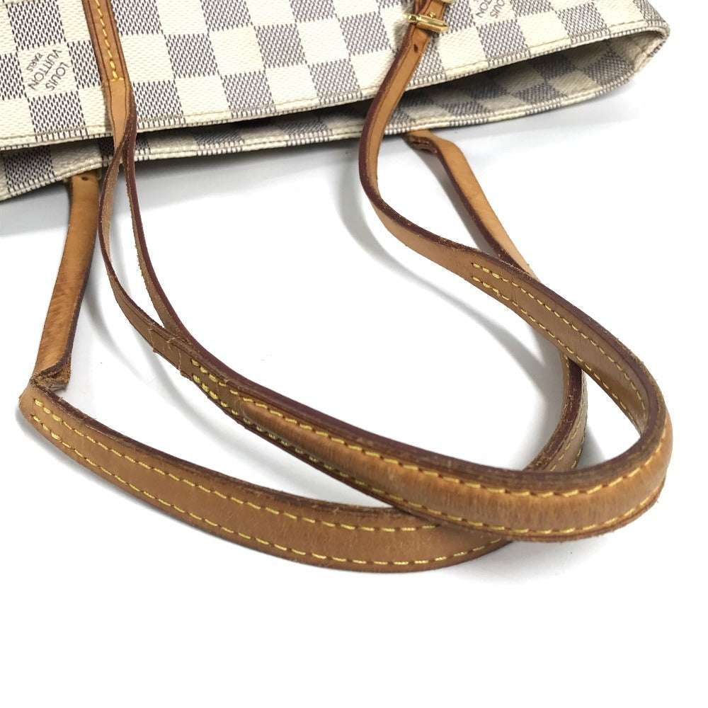 LOUIS VUITTON N41376 Damier Azur Cabas PM Cabas PM Shoulder Bag Tote Bag Shoulder Bag Damier Azur Canvas Women's White