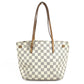 LOUIS VUITTON N41376 Damier Azur Cabas PM Cabas PM Shoulder Bag Tote Bag Shoulder Bag Damier Azur Canvas Women's White