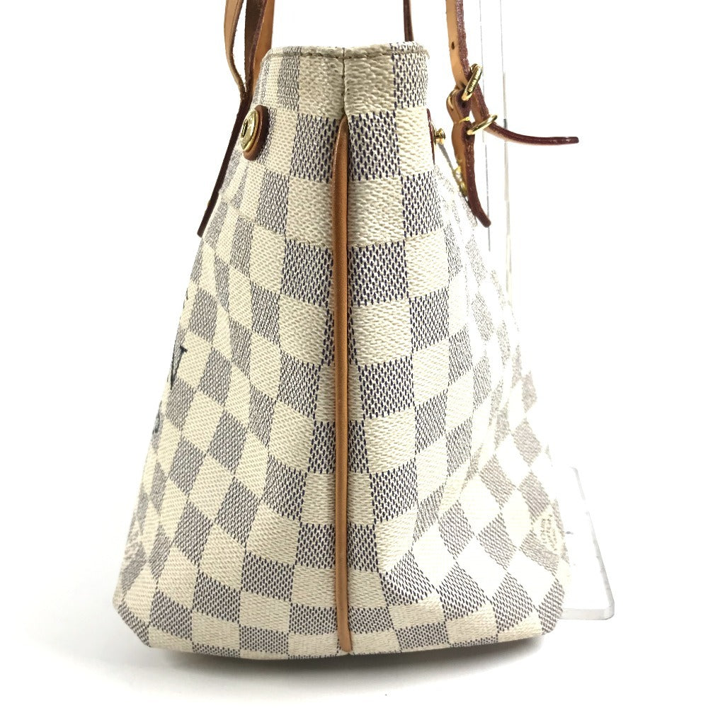 LOUIS VUITTON N41376 Damier Azur Cabas PM Cabas PM Shoulder Bag Tote Bag Shoulder Bag Damier Azur Canvas Women's White