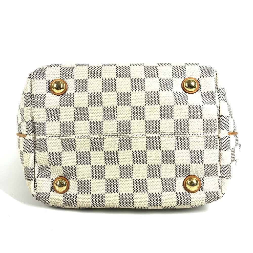 LOUIS VUITTON N41376 Damier Azur Cabas PM Cabas PM Shoulder Bag Tote Bag Shoulder Bag Damier Azur Canvas Women's White