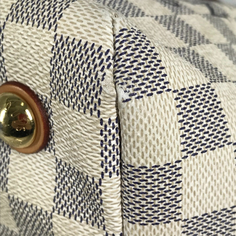 LOUIS VUITTON N41376 Damier Azur Cabas PM Cabas PM Shoulder Bag Tote Bag Shoulder Bag Damier Azur Canvas Women's White