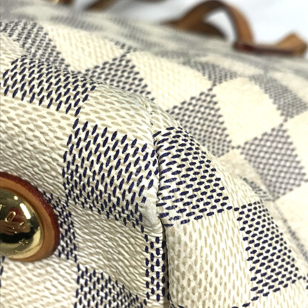 LOUIS VUITTON N41376 Damier Azur Cabas PM Cabas PM Shoulder Bag Tote Bag Shoulder Bag Damier Azur Canvas Women's White