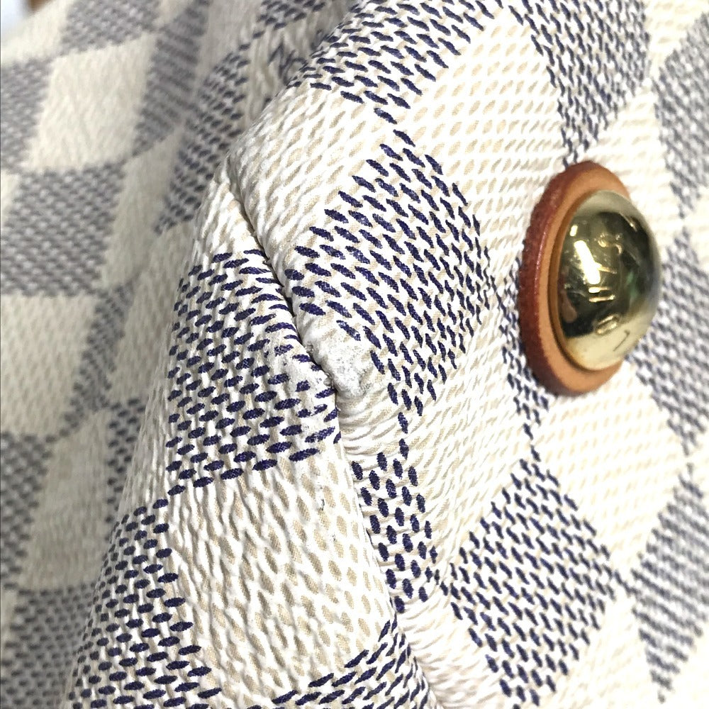 LOUIS VUITTON N41376 Damier Azur Cabas PM Cabas PM Shoulder Bag Tote Bag Shoulder Bag Damier Azur Canvas Women's White