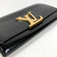 LOUIS VUITTON M61316 Vernis Portefeuille Louise Flap Long Wallet Patent Leather Unisex Black