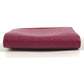 CHANEL CC Coco Mark Logo Business Card Holder Pass Case Bifold Card Case Caviar Skin Women's Purple